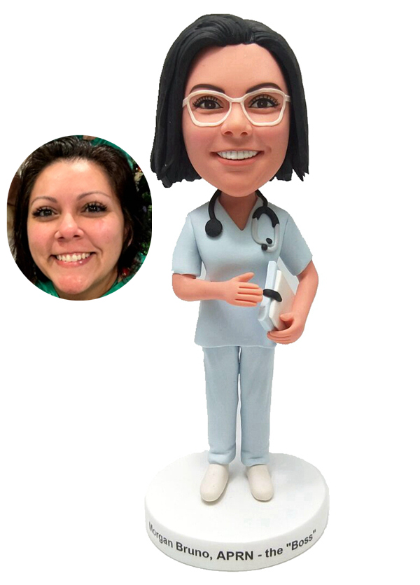 Custom Custom Nurse Bobblehead Personalized Gift for Nurses & Healthcare Workers