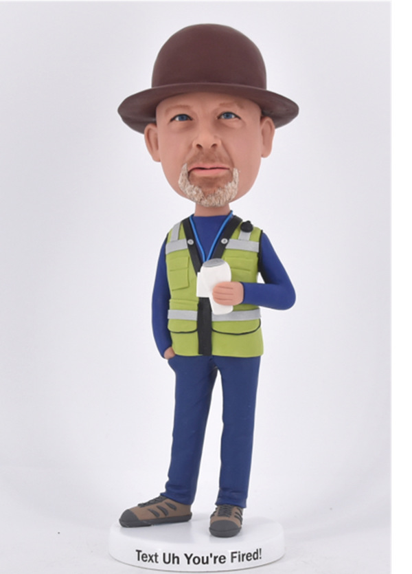 Custom Bobbleheads For Construction Worker