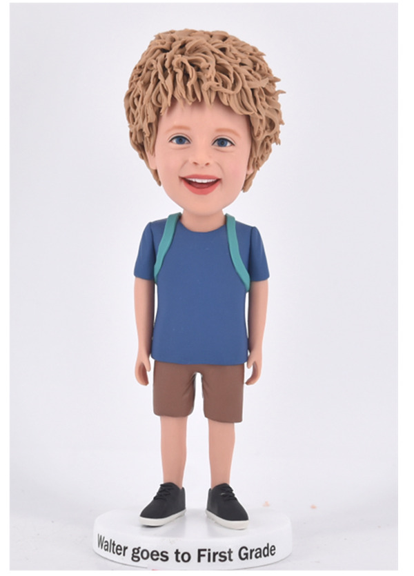 Custom Bobbleheads Personalized Bobbleheads for First Grade Student