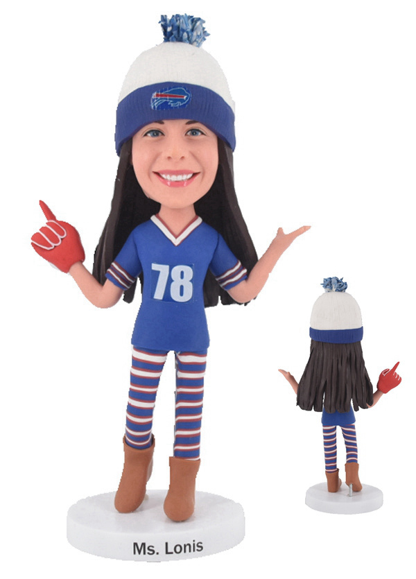 Custom Custom Bobbleheads Female Football Player Gifts For Baseball Fans Gifts