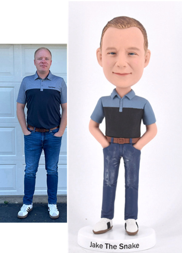 Custom Bobbleheads Personalized cowboy Bobble head Gifts Boss