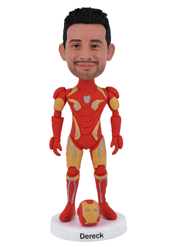 Custom Bobbleheads IronMan suit birthday gifts for father, gifts for IronMan fans