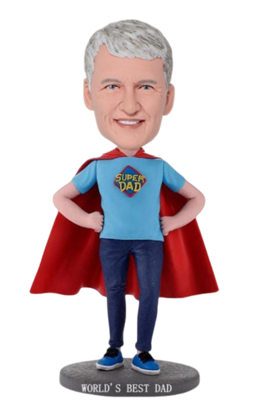 Custom Custom bobblehead gifts for Dad Superman Custom Custom bobblehead gifts for Dad Superman