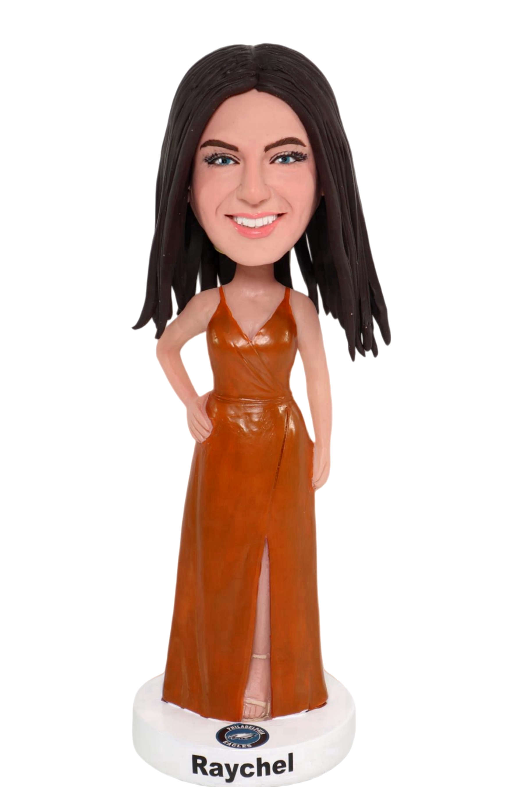 Custom Personalized Formal Dress Female Bobblehead Custom Elegant Lady Figurine Gift Custom Personalized Formal Dress Female Bobblehead Custom Elegant Lady Figurine Gift