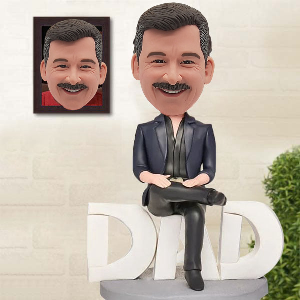 Custom Bobble head custom for Father's Day Custom Bobble head custom for Father's Day