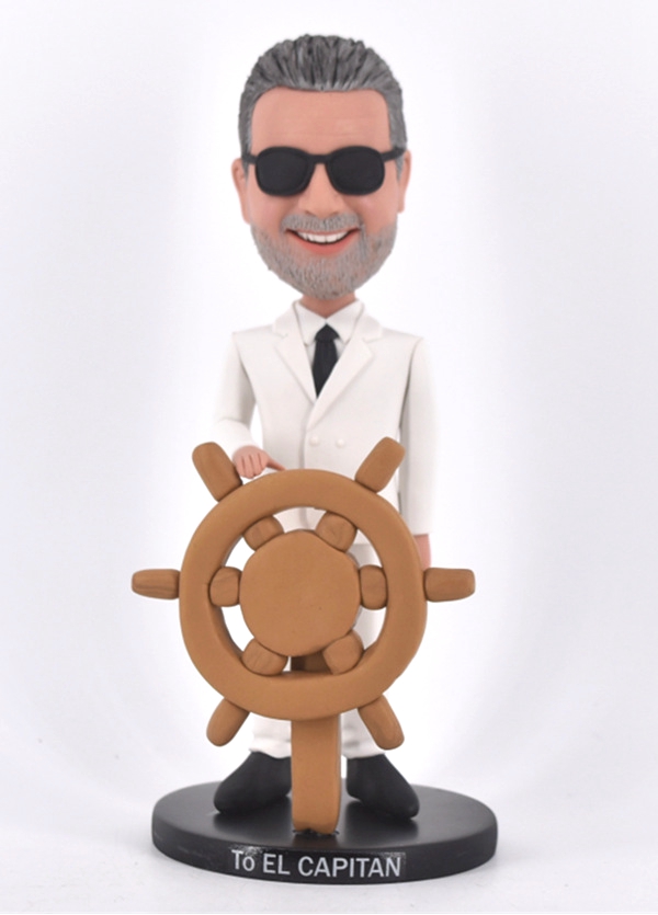 Custom Bobbleheads Ship Captain Christmas Gifts For boss/Christmas Gifts for dad/Christmas Gifts For boyfriend