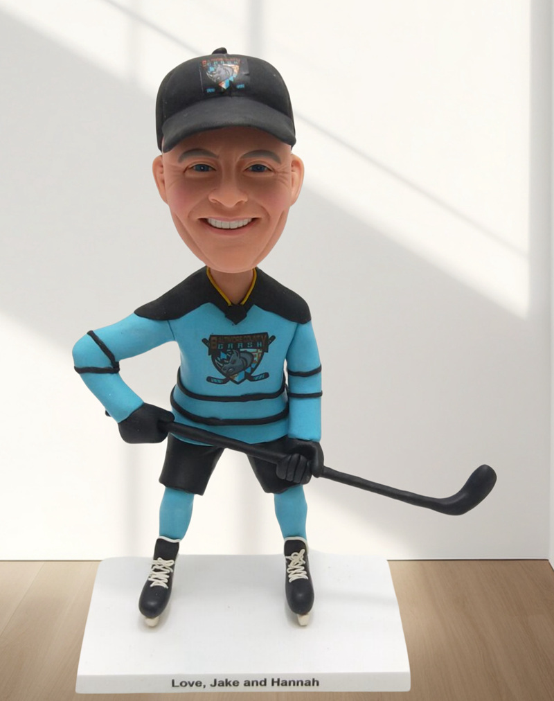 Custom Custom bobblehead hockey player bubblehead Custom Custom bobblehead hockey player bubblehead